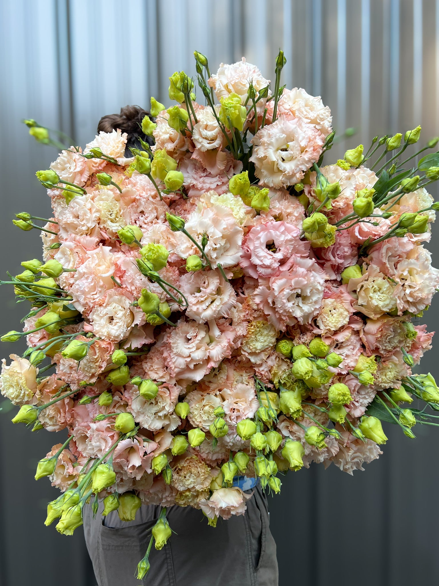 Lisianthus-Apricot Ruffles Box Lot