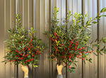 Winterberry-Red Ilex with Leaves On