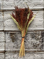 Dried Grains-Broomcorn Red Box Lot - SMFF Wholesale