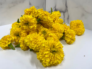 Marigold Heads Only-Yellow